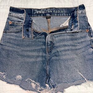 American eagle stretch jean shorts